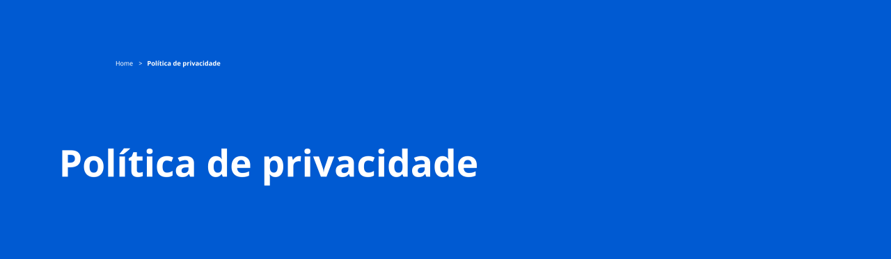 Política de privacidade